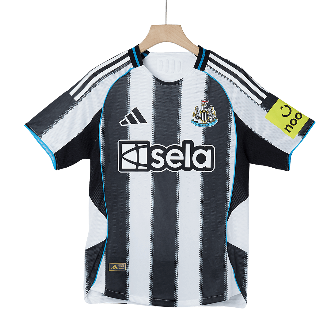 Newcastle United Mens Home Soccer Jersey 2025/26 Black&White - Player Version