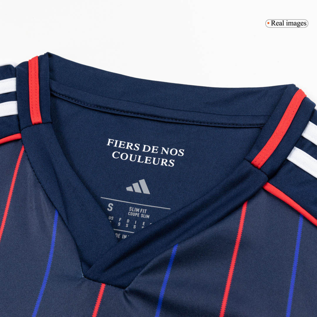 Olympique Lyonnais Mens Away Soccer Jersey 2025/26 Navy