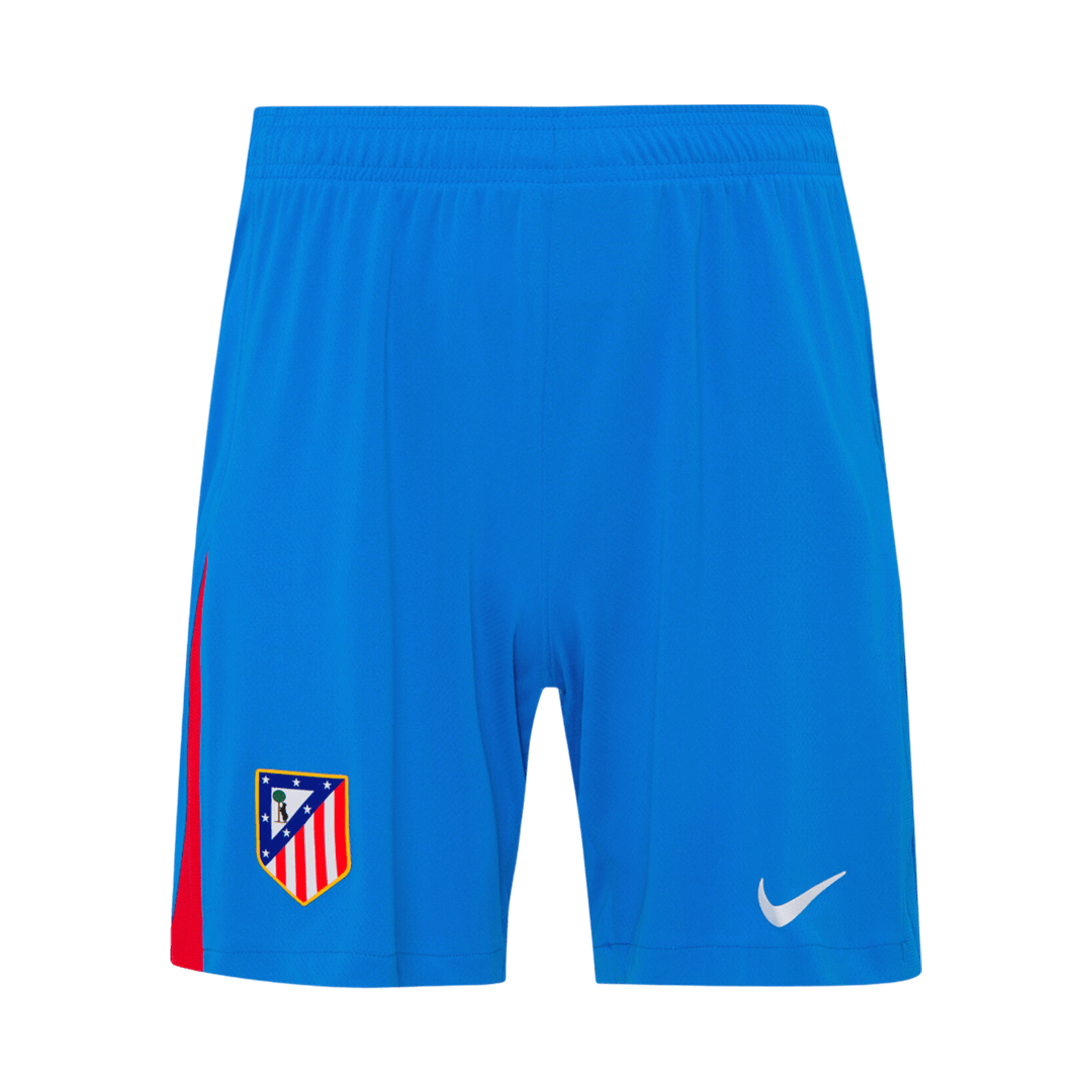 Atletico Madrid Mens Third Away Soccer Shorts 2025/26 Blue