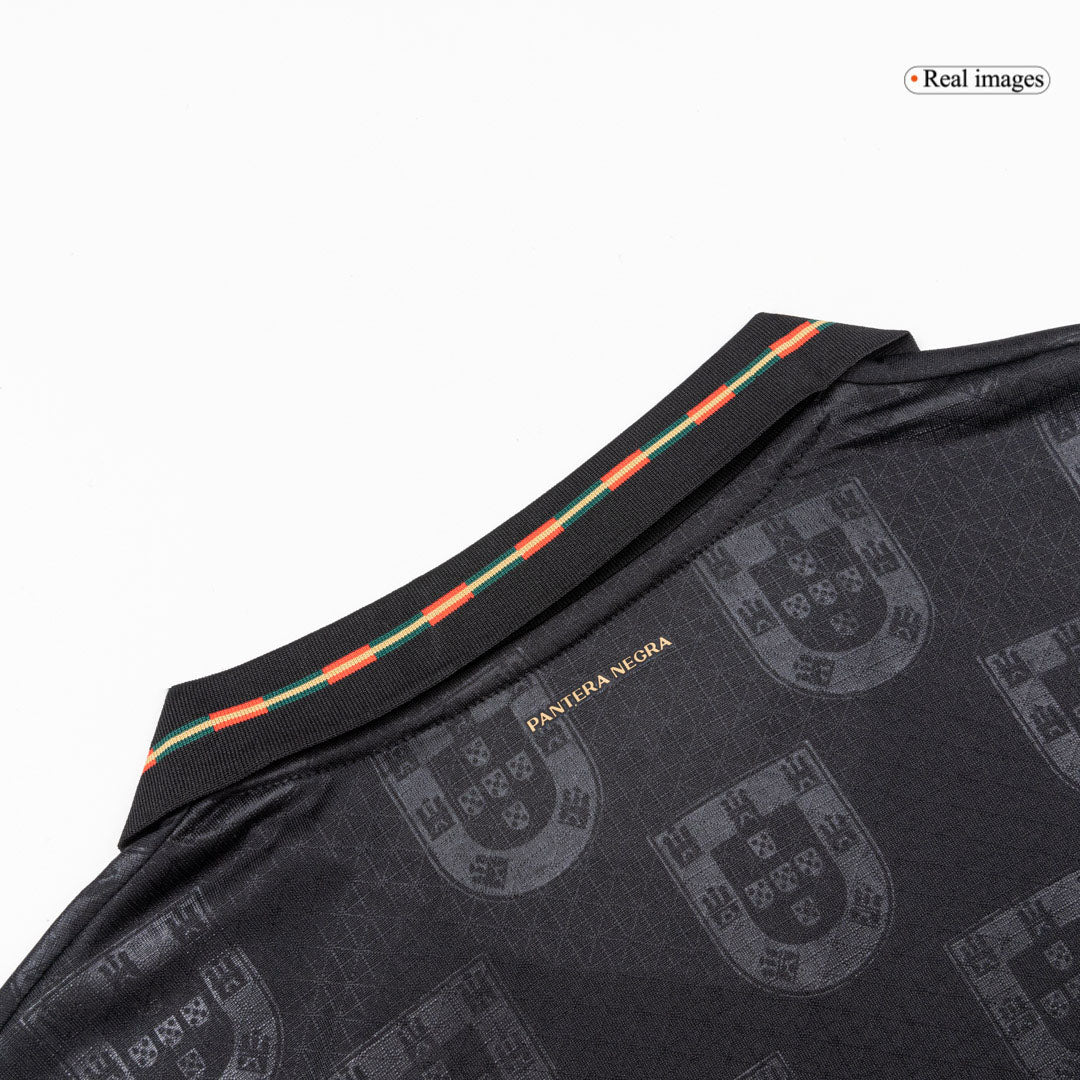 Portugal Mens Soccer Jersey World Cup 2026 Black - Player Version