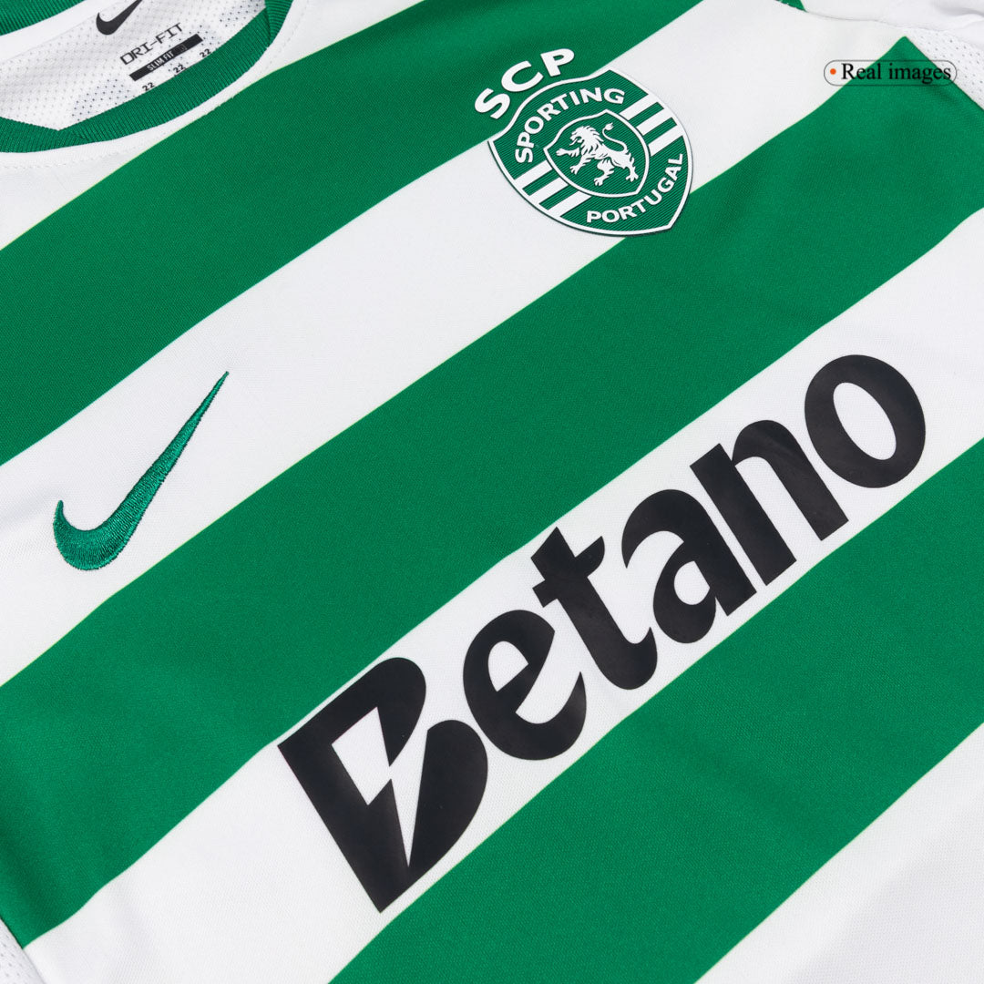 Sporting CP Kids Home Soccer Kit 2025/26 Green&White