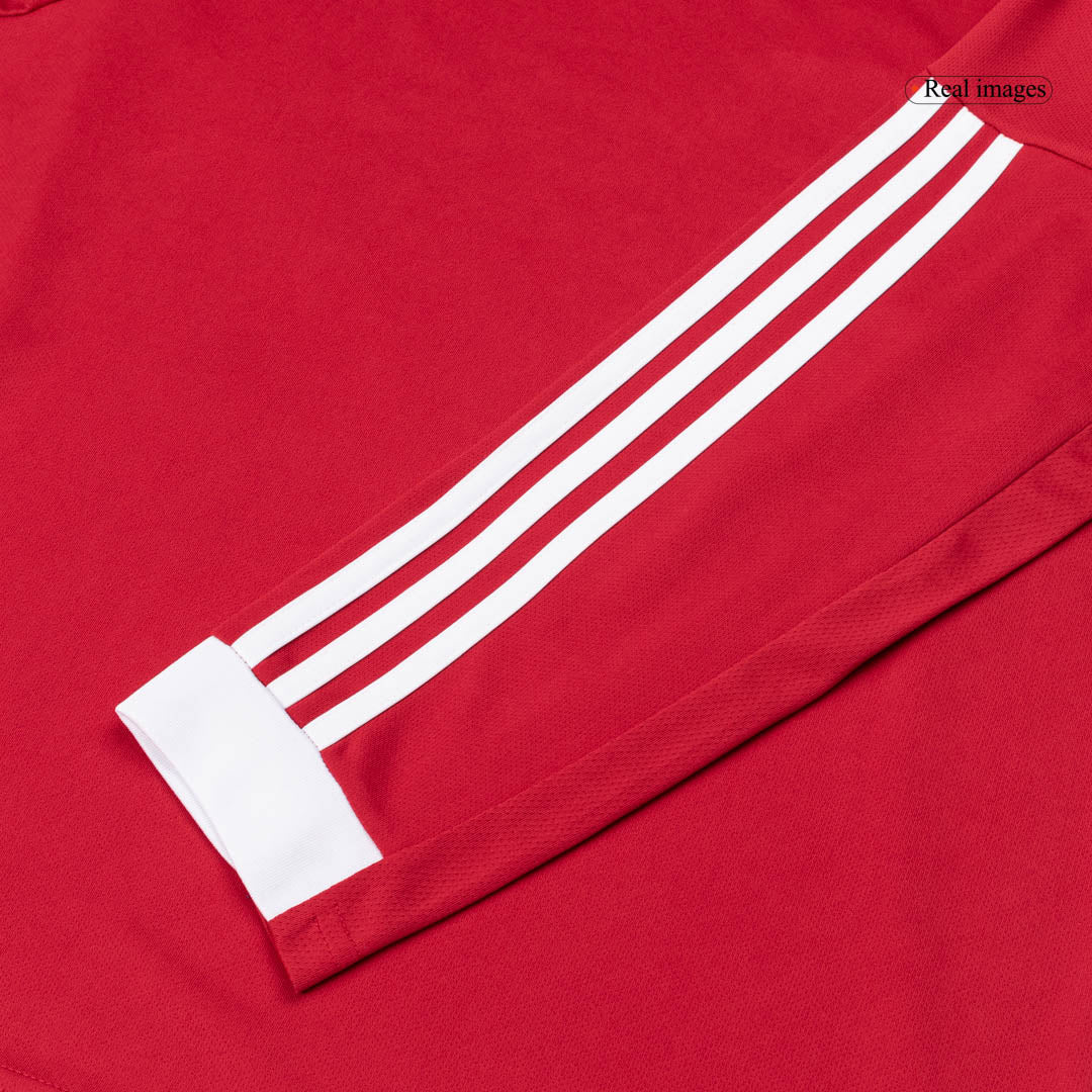 Liverpool Mens Home Long Sleeve Soccer Jersey 2025/26 Red