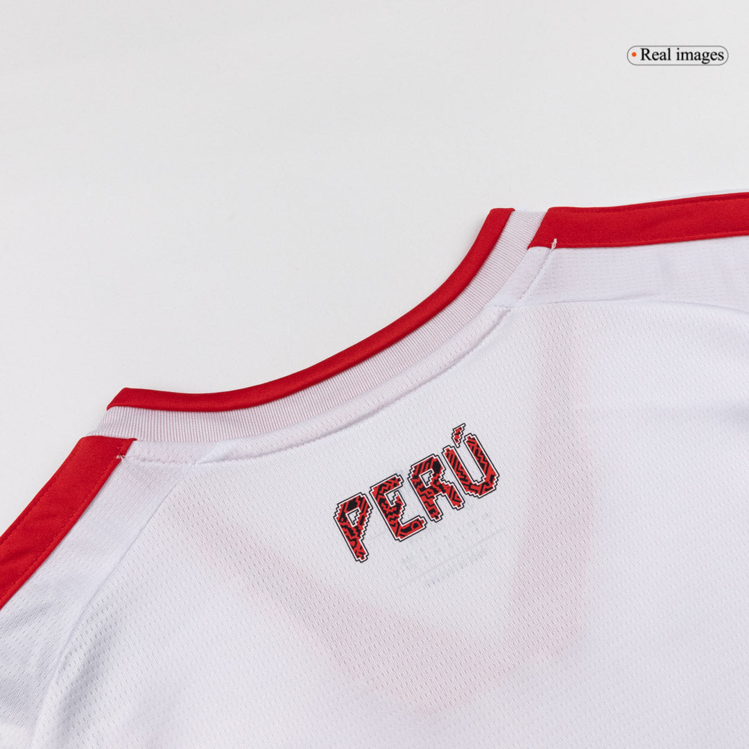 Peru Mens Home Soccer Jersey World Cup 2026 White