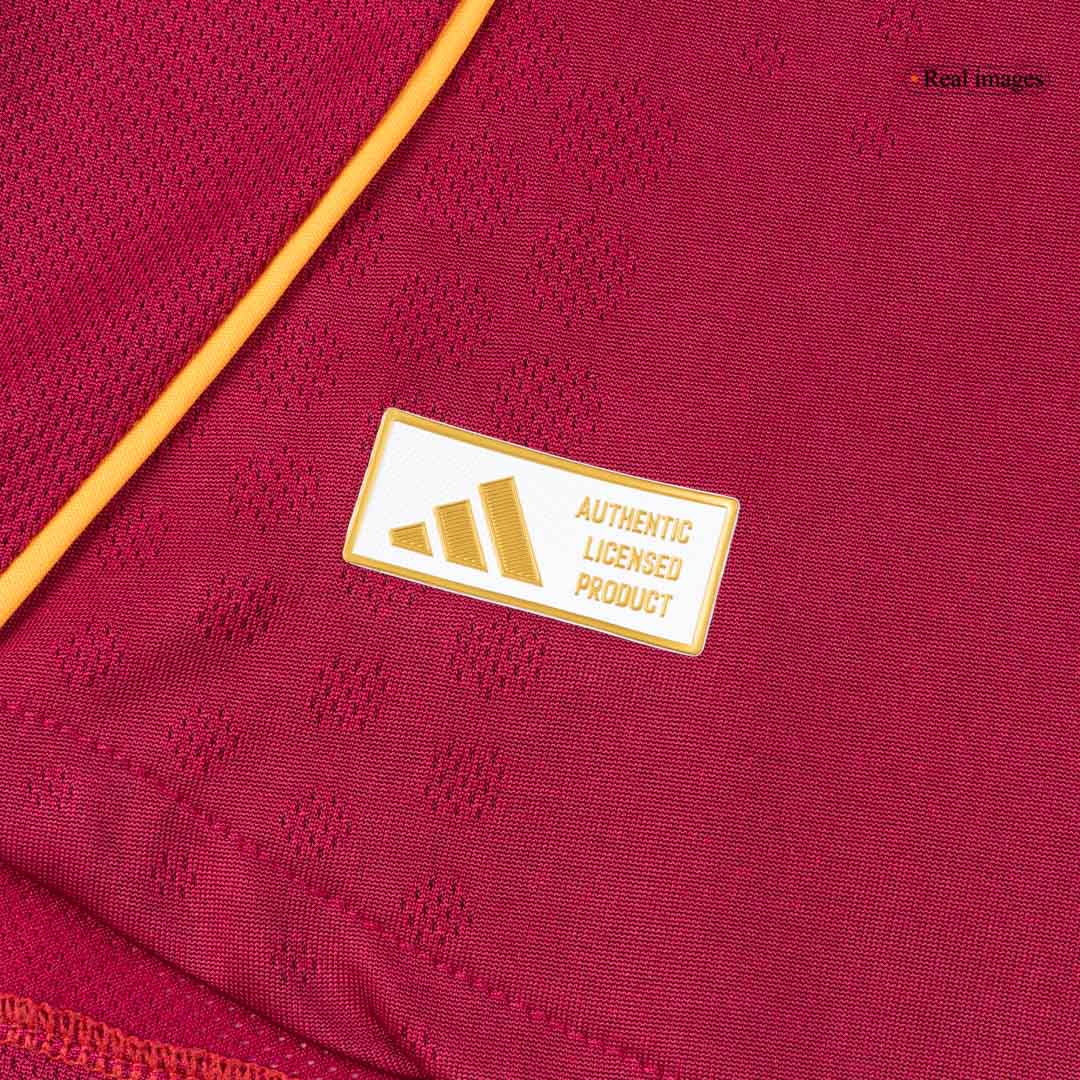 Roma Mens Home Soccer Jersey 2025/26 Red - Player Version