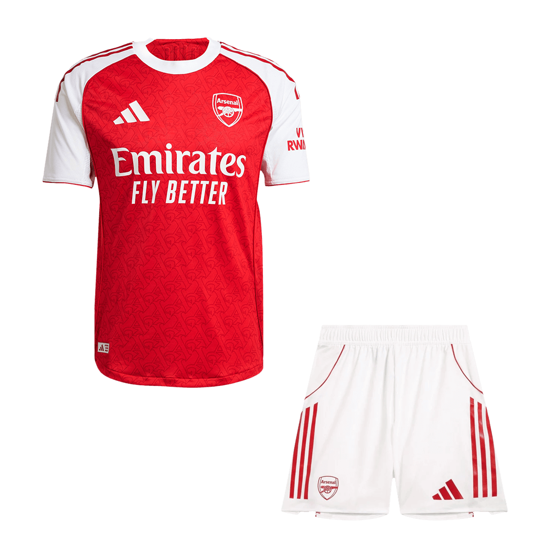 Arsenal Mens Home Soccer Kit 2025/26 Red - Player Version