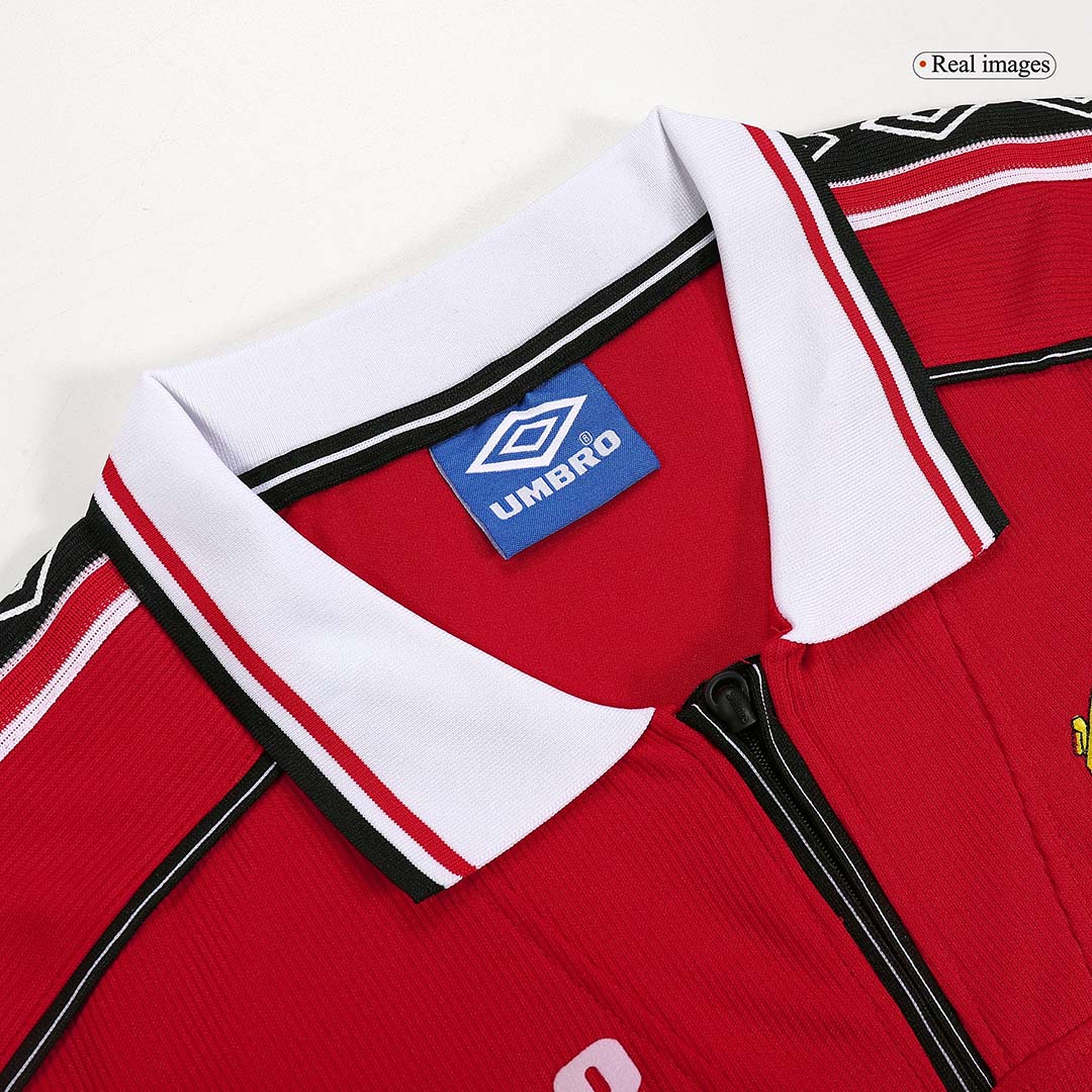 Retro Manchester United Mens Home Soccer Jersey 98/00 Red