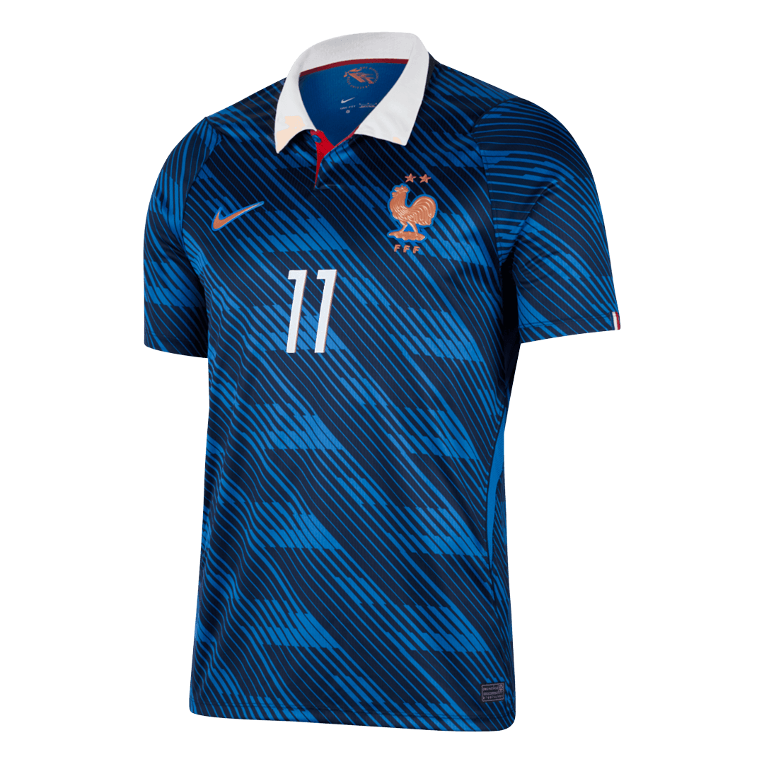 OLISE #11 France Mens Home Soccer Jersey World Cup 2026 Blue