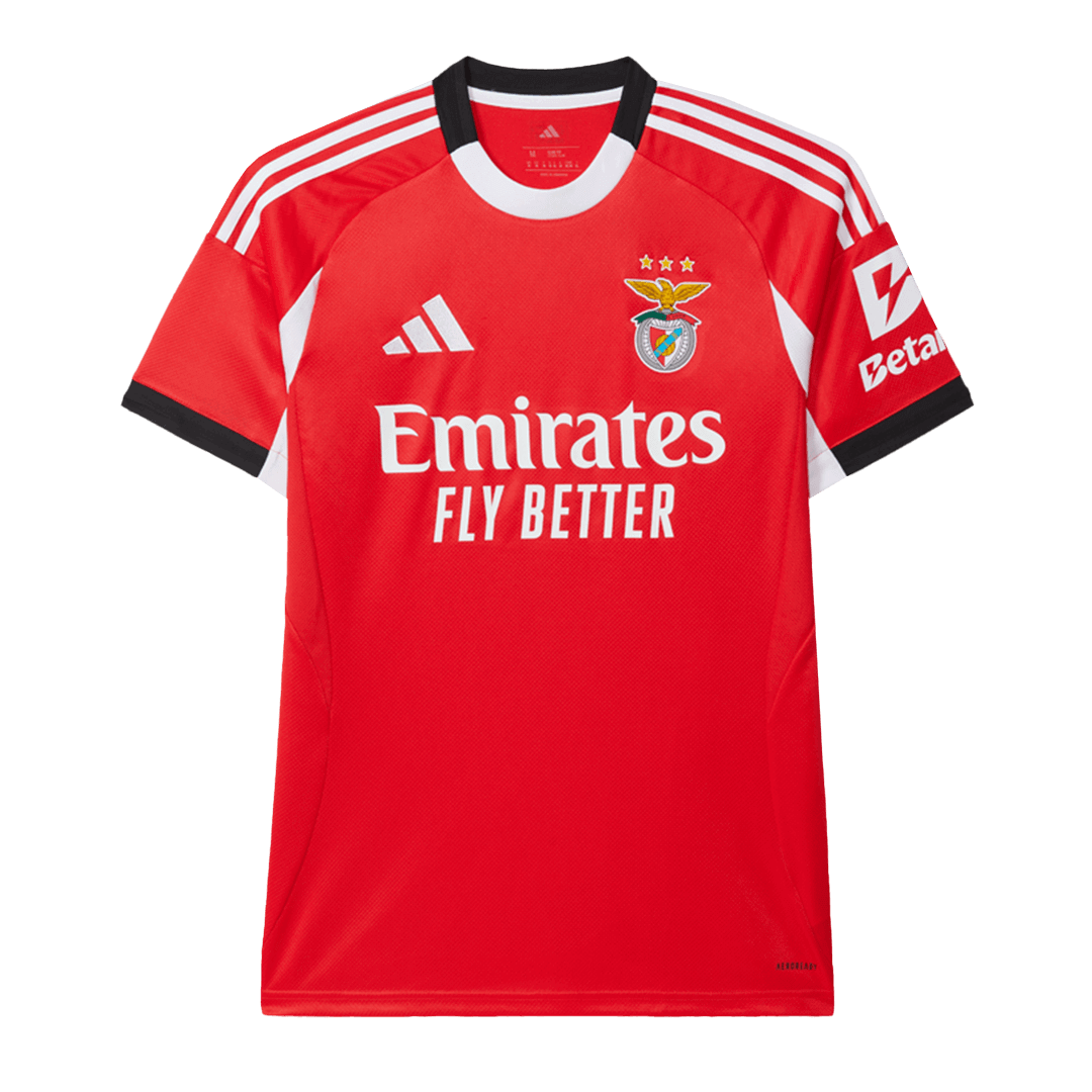 Benfica Mens Home Soccer Jersey 2025/26 Red