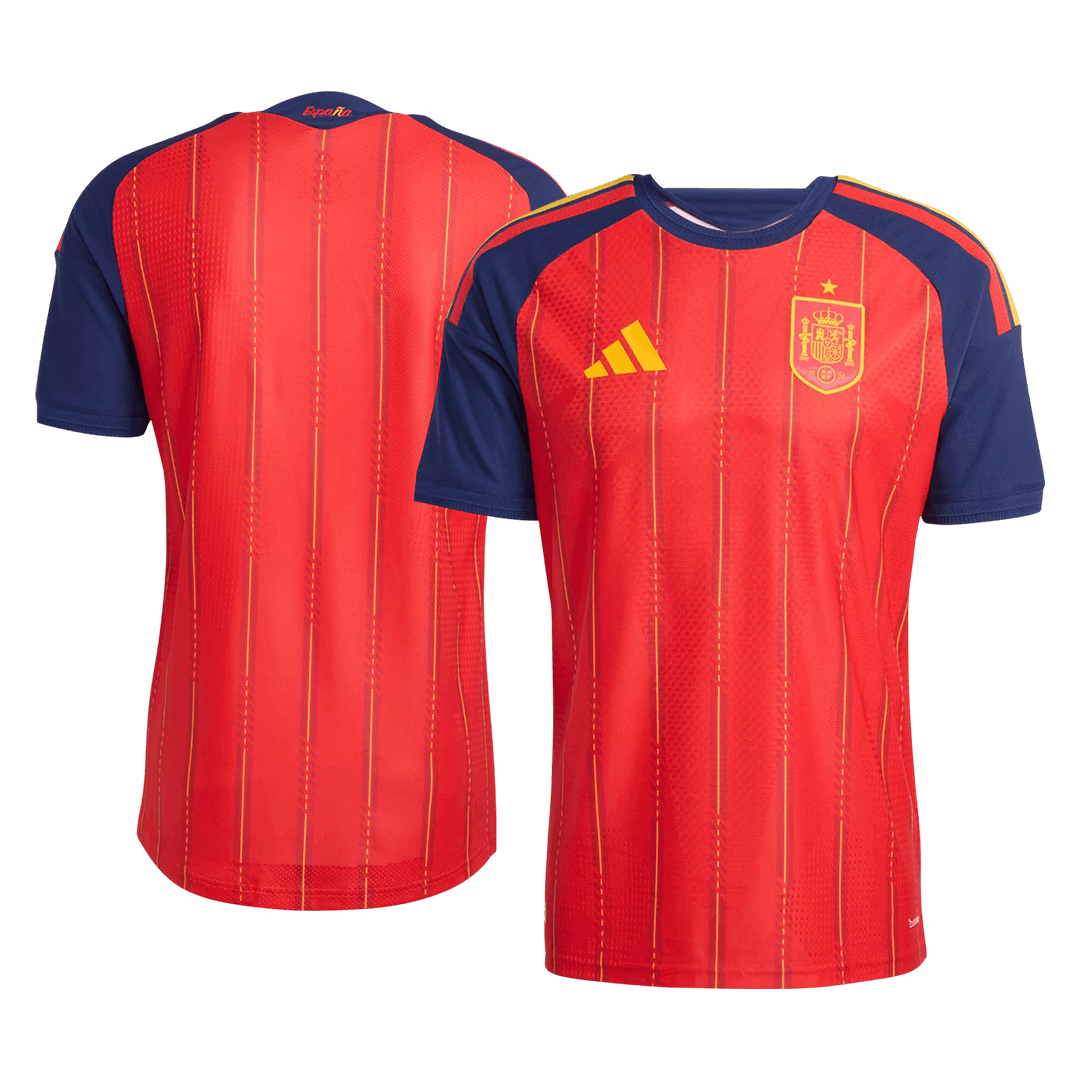 Spain Mens Home Soccer Jersey World Cup 2026 Red - Player Version