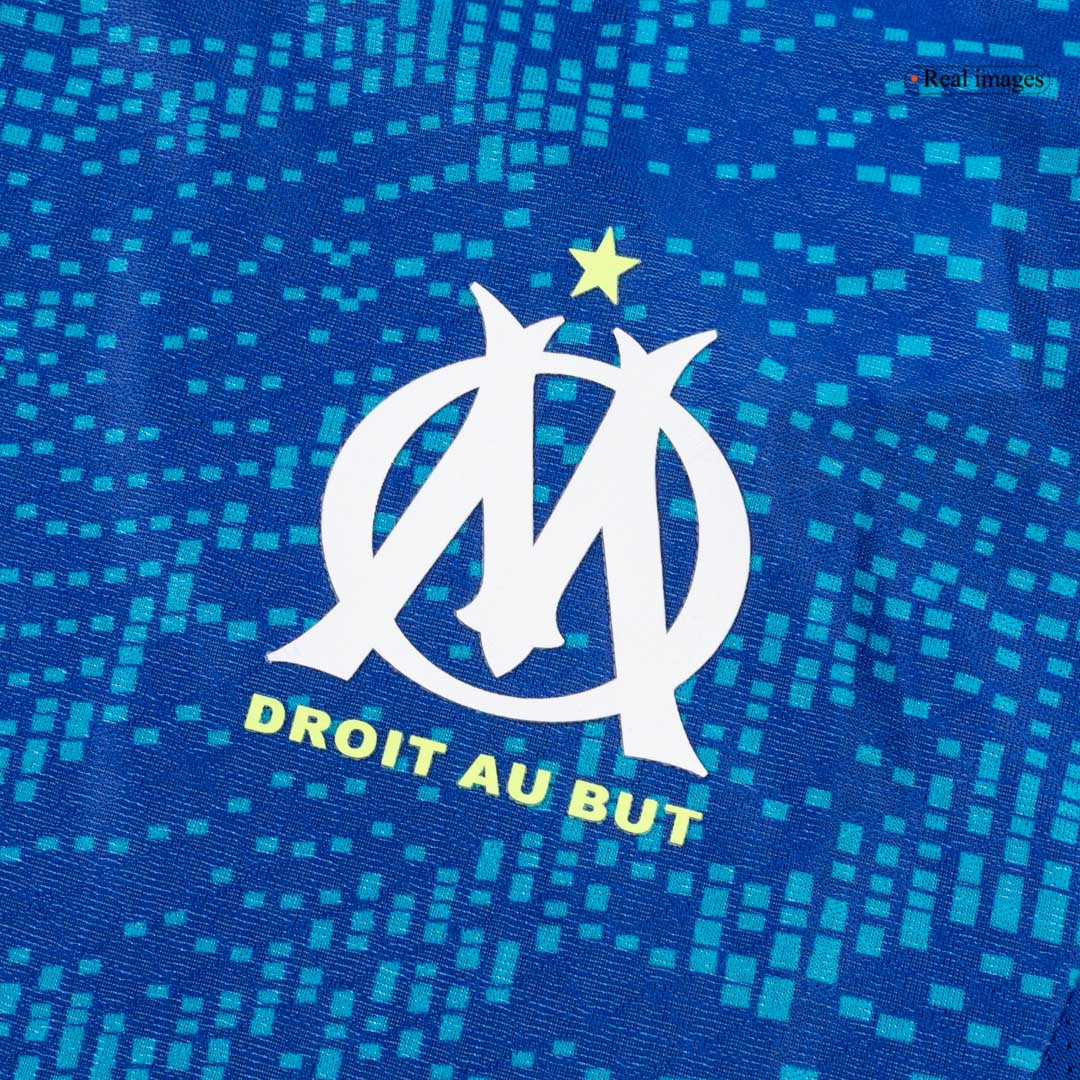 Marseille Mens Third Away Soccer Jersey 2025/26 Blue - Player Version