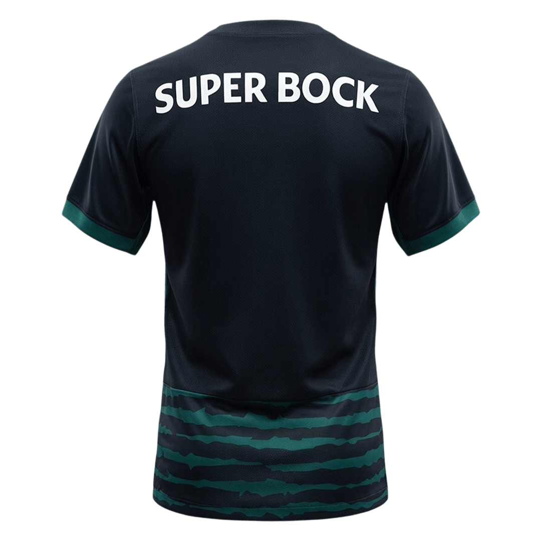 Sporting CP Mens Soccer Jersey 2025/26 Green&Black