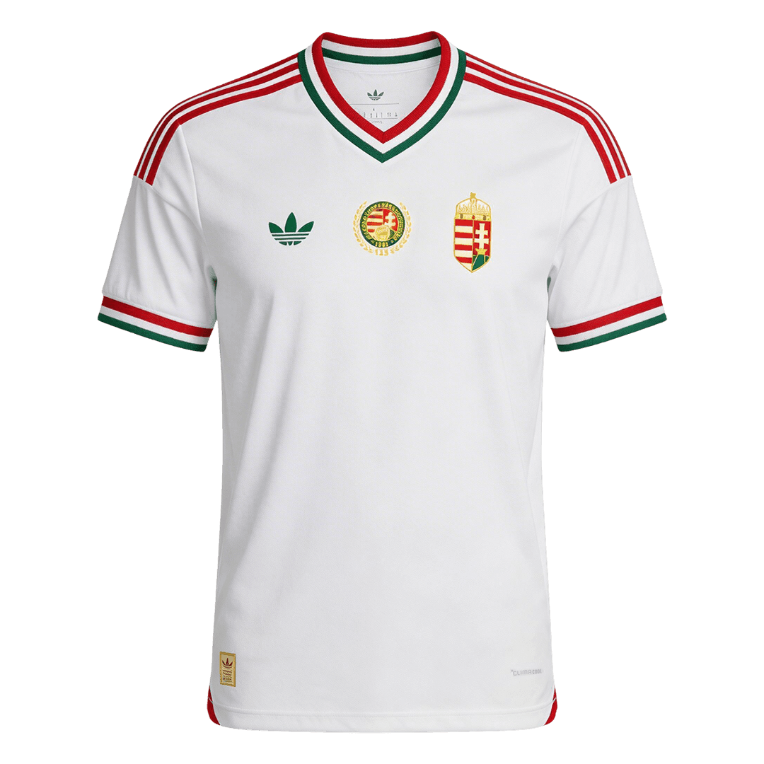 Hungría Mens Away Soccer Jersey World Cup 2026 White