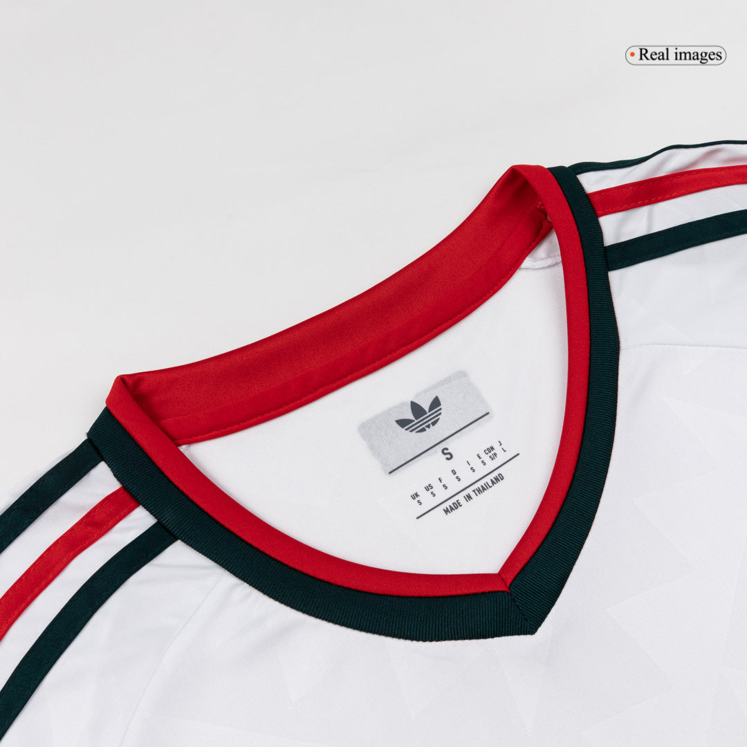 Mexico Mens Away Long Sleeve Soccer Jersey World Cup 2026 White
