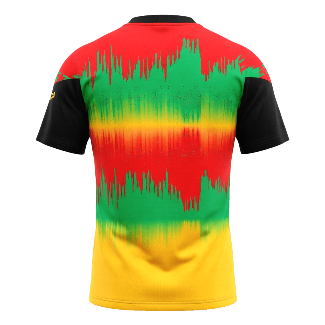 Jamaica Mens Pre-Match Soccer Jersey World Cup 2026 Colorful
