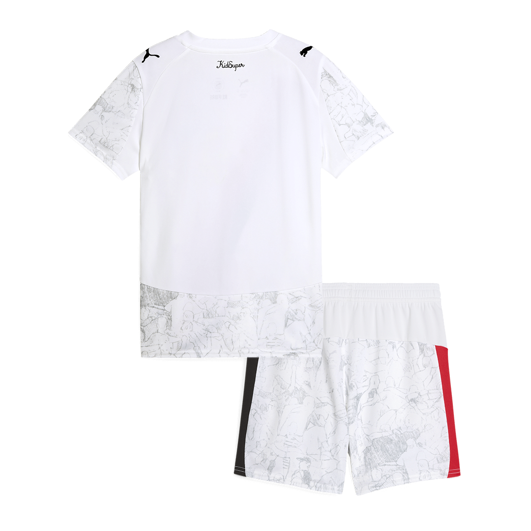 Manchester City Kids Soccer Kit World Cup KidSuper 2025/26 White