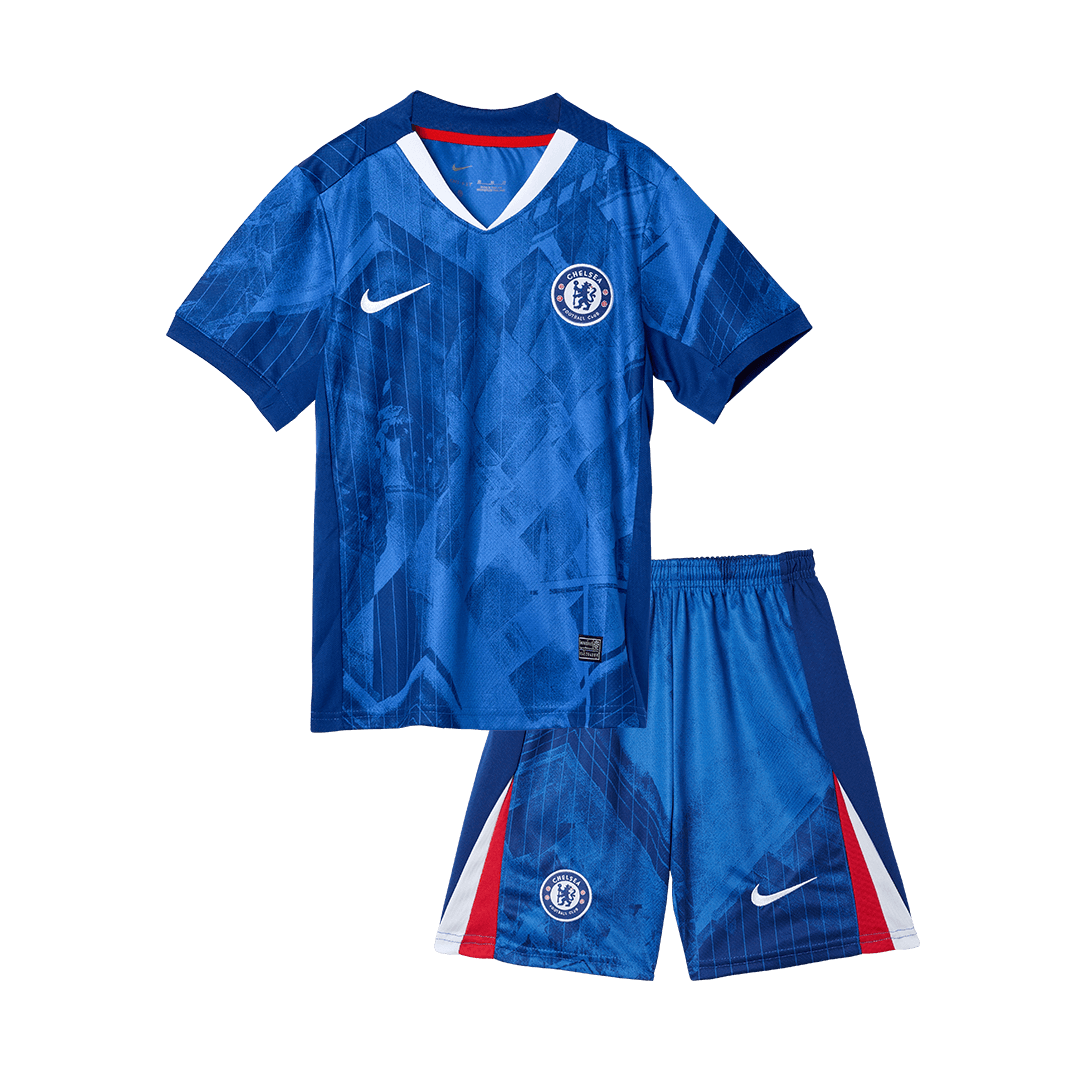 Chelsea Kids Home Soccer Kit 2025/26 Blue