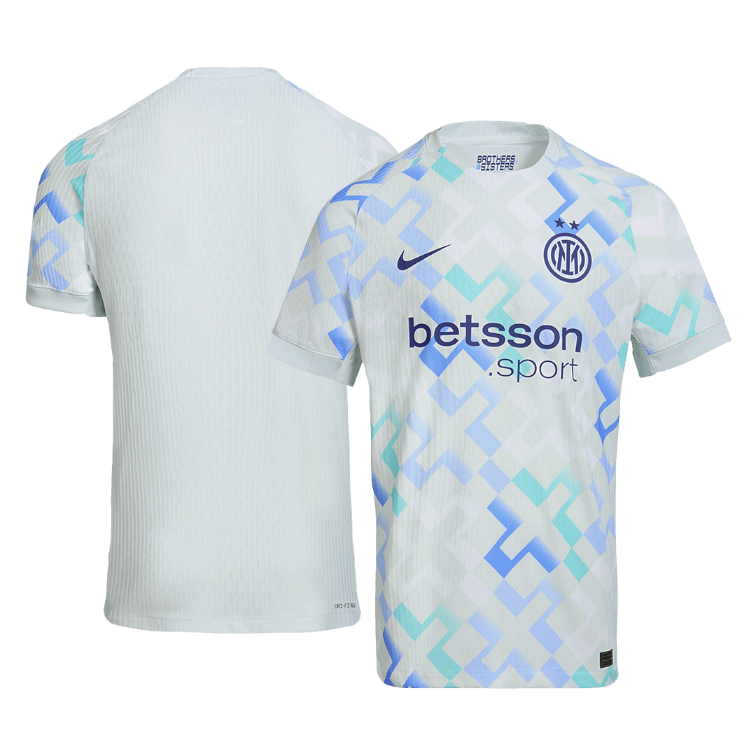 Inter Milan Mens Away Soccer Jersey 2025/26 Blue - Player Version