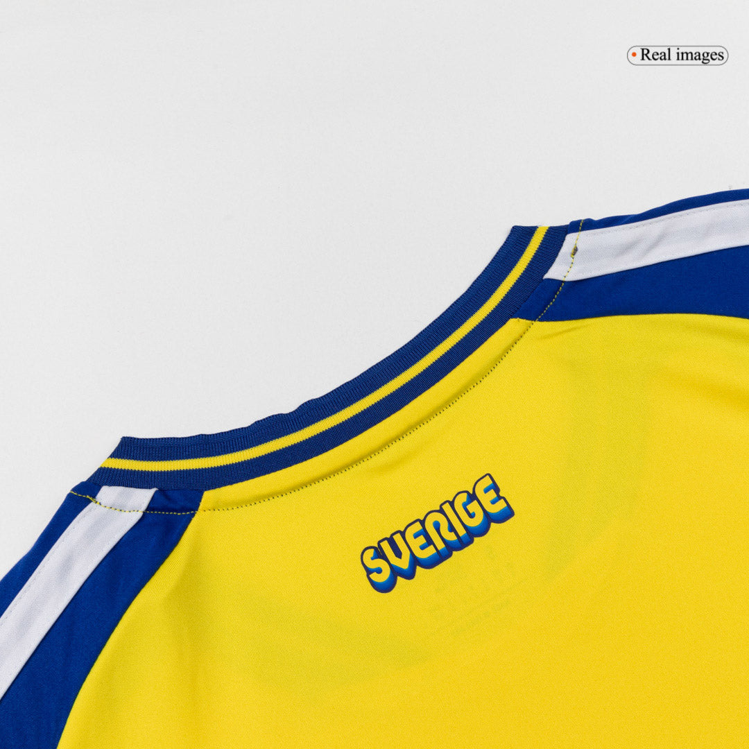 Sweden Mens Home Soccer Jersey World Cup 2026 Yellow
