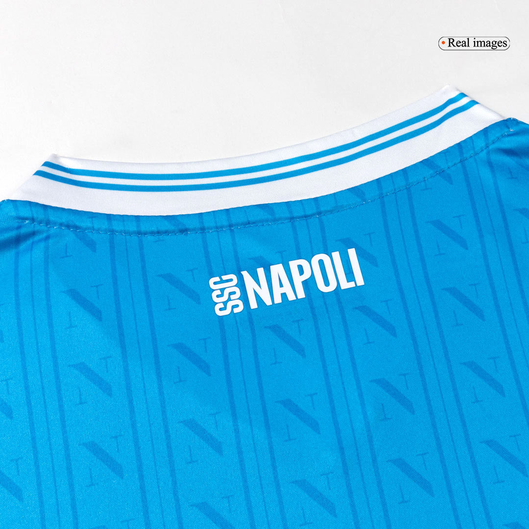 DE BRUYNE #11 Napoli Mens Home Soccer Jersey 2025/26 Blue