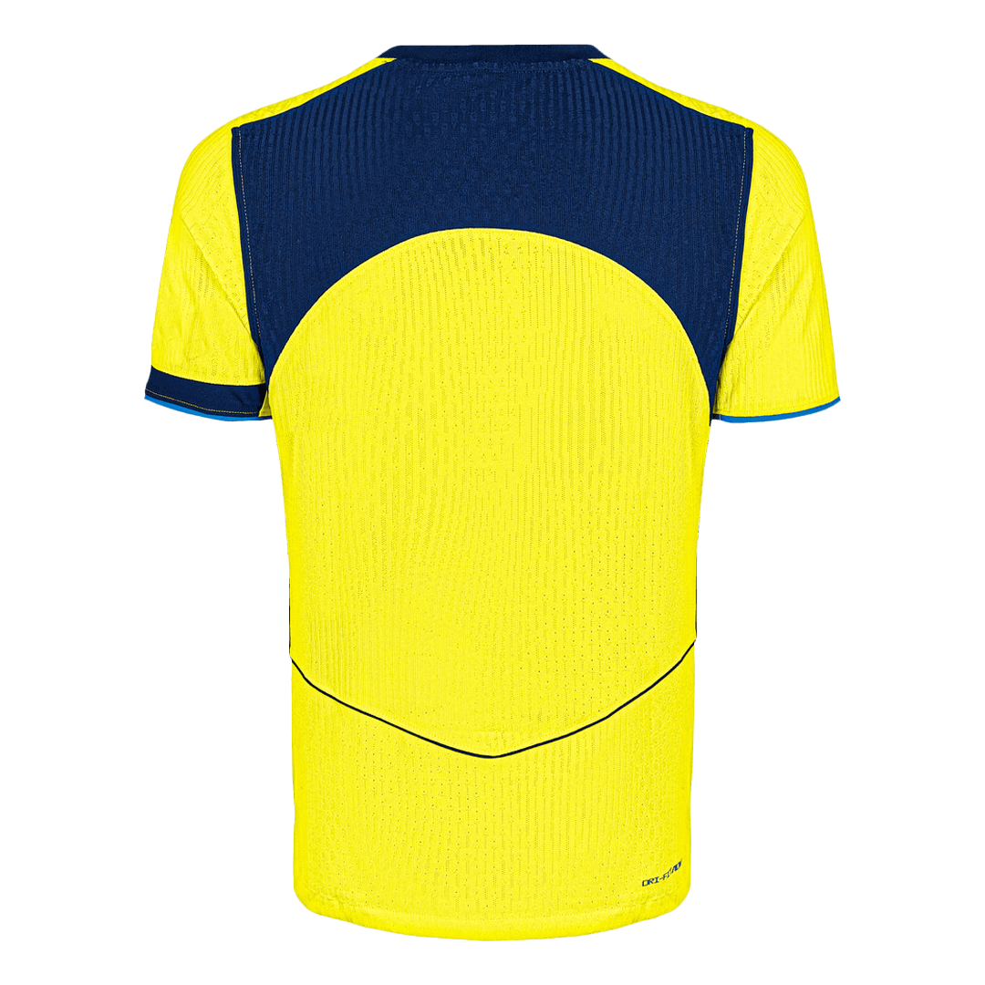 Tottenham Hotspur Mens Third Away Soccer Jersey 2025/26 Yellow - Player Version