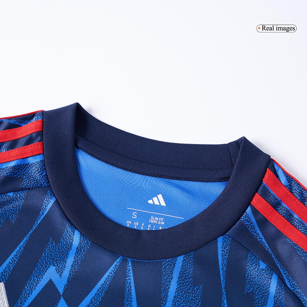 SAKA #7 Arsenal Mens Away Soccer Jersey 2025/26 Blue