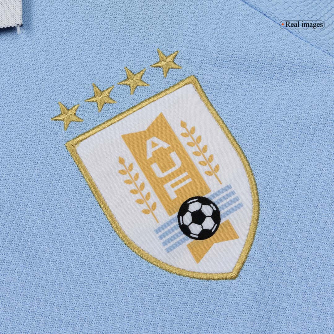Uruguay Mens Home Soccer Jersey World Cup 2026 Blue