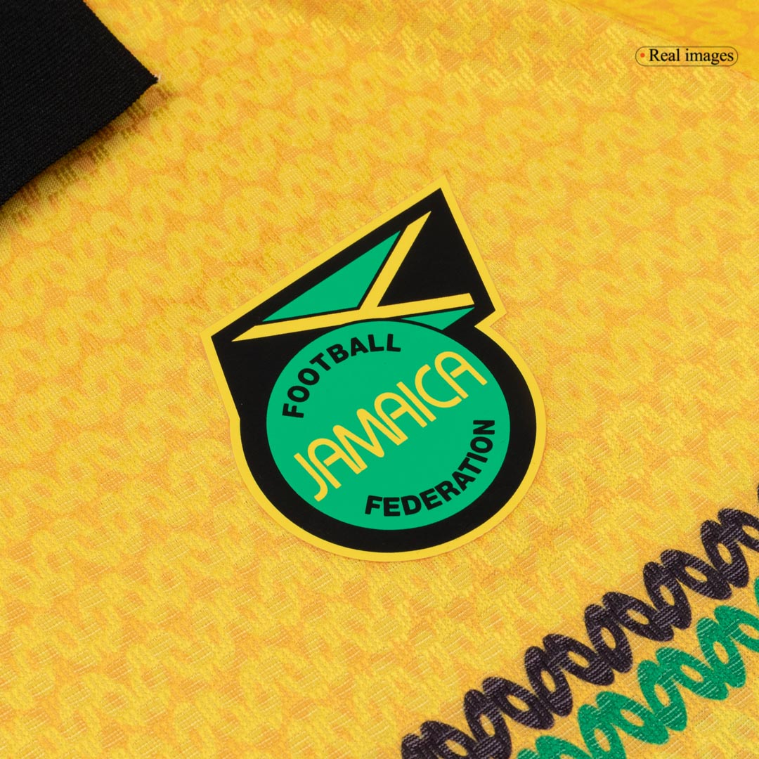 Jamaica Mens Home Soccer Jersey World Cup 2026 Yellow - Player Version
