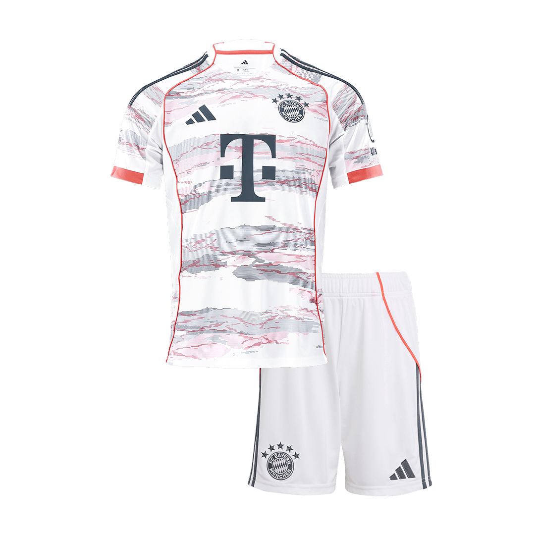 Bayern Munich Kids Away Soccer Kit 2025/26 White
