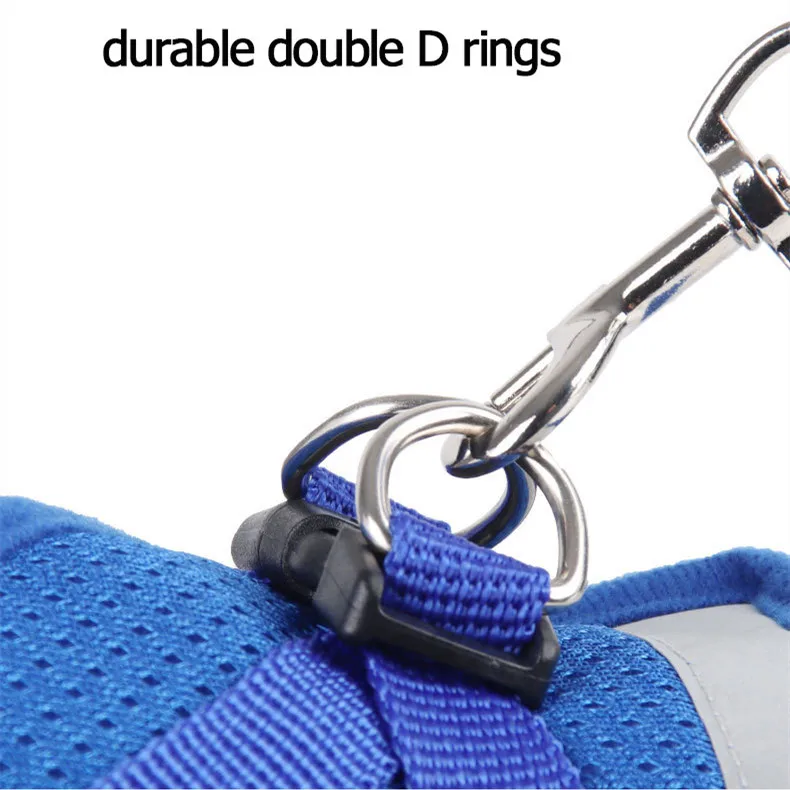 Reflective Dog Leash and Harness High Quality Dog Harness Sets Summer Harness for Dog-MOXMALL