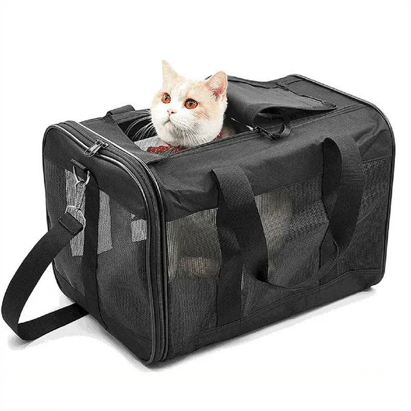 Outdoor Portable Breathable Foldable Carrier Cat Bag Large Capacity Cat Bags-MOXMALL