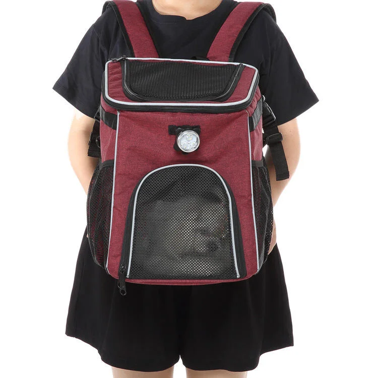 Multifunction Pet Carrier BackpackDogs Cats-Bicycle/Car Seat Travel Bag Removable Mat Handheld-MOXMALL