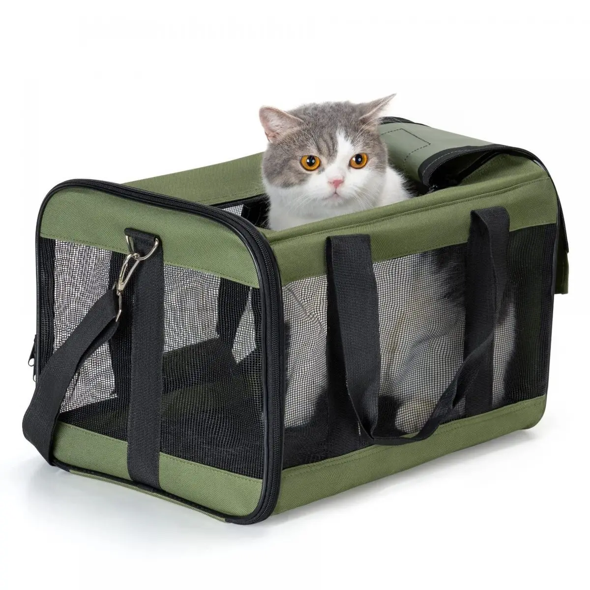 Outdoor Portable Breathable Foldable Carrier Cat Bag Large Capacity Cat Bags-MOXMALL