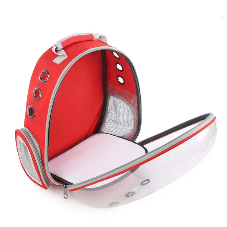 Pet Carrier Bag Wholesale Portable Cat Pet Travel Bag Outdoor Capsule Pet Carrier Backpack-MOXMALL