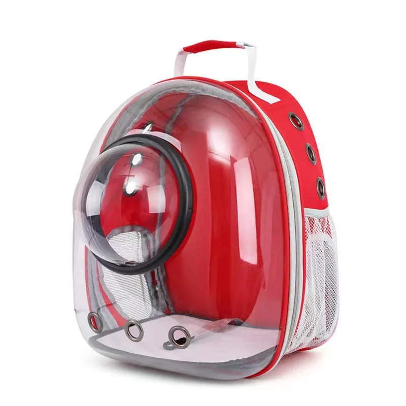 Transparent Sky Window Cat Bag Portable Space Capsule Pet Carrier Breathable Large Capacity Cat Outdoor Backpack-MOXMALL
