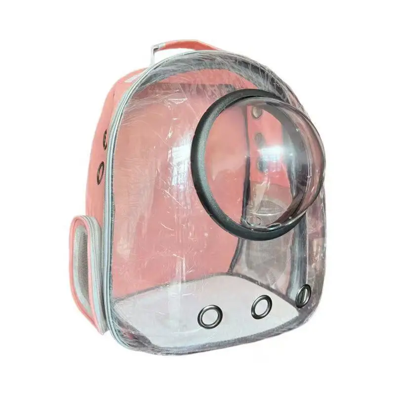 Transparent Sky Window Cat Bag Portable Space Capsule Pet Carrier Breathable Large Capacity Cat Outdoor Backpack-MOXMALL