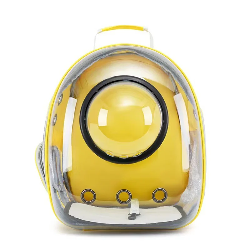 Transparent Sky Window Cat Bag Portable Space Capsule Pet Carrier Breathable Large Capacity Cat Outdoor Backpack-MOXMALL