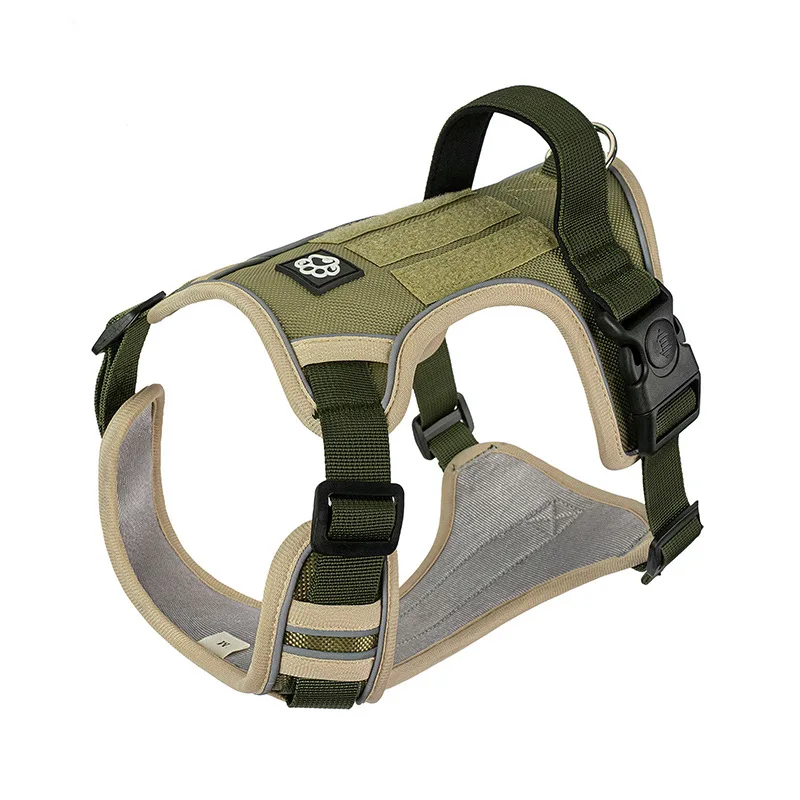 XL Oxford breathable heat dissipation anti-pull vest-style chest harness H-shaped design-MOXMALL