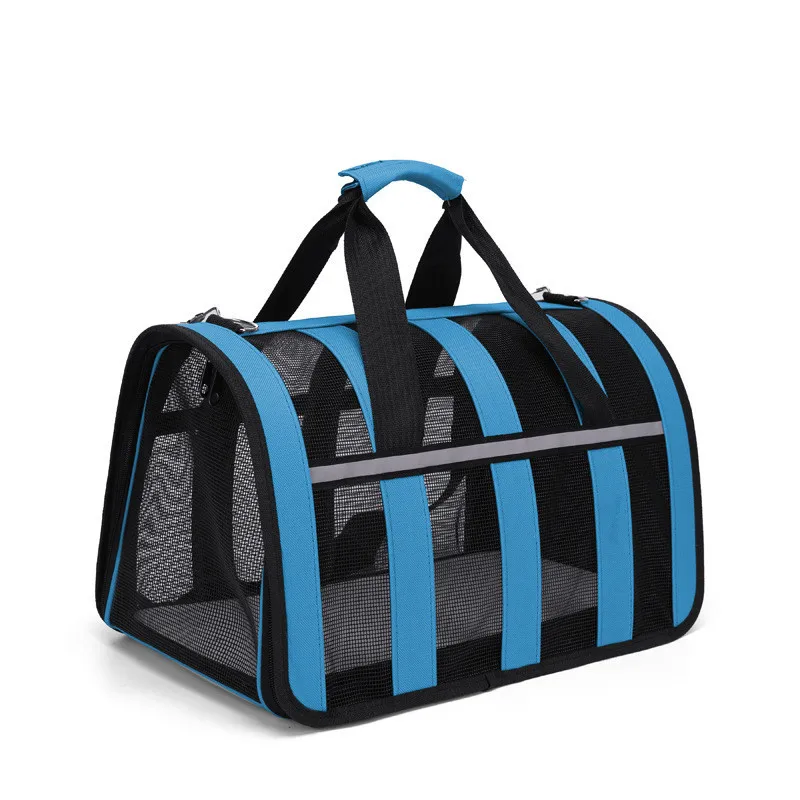 Large Capacity Foldable Pet Carrier Bag Breathable Crossbody Handbag Backpack Outdoor Travel Bag for Cats Dogs Wholesale-MOXMALL