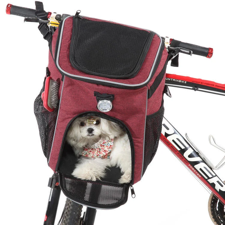 Multifunction Pet Carrier BackpackDogs Cats-Bicycle/Car Seat Travel Bag Removable Mat Handheld-MOXMALL