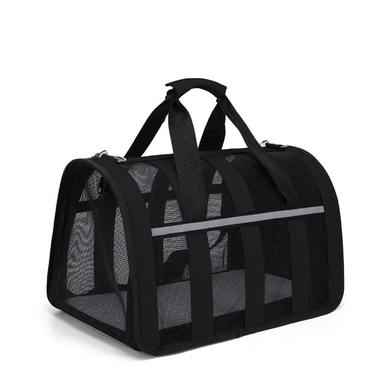 Large Capacity Foldable Pet Carrier Bag Breathable Crossbody Handbag Backpack Outdoor Travel Bag for Cats Dogs Wholesale-MOXMALL