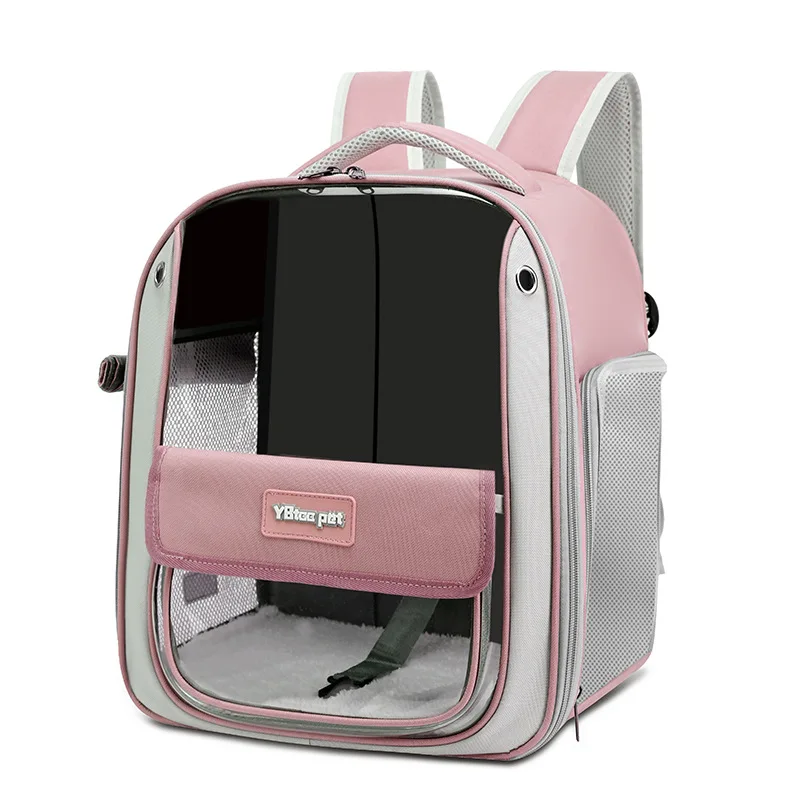 Pet Bag Portable Pet Carriers Travel Products Breathable Comfortable Cat Pet Backpack-MOXMALL