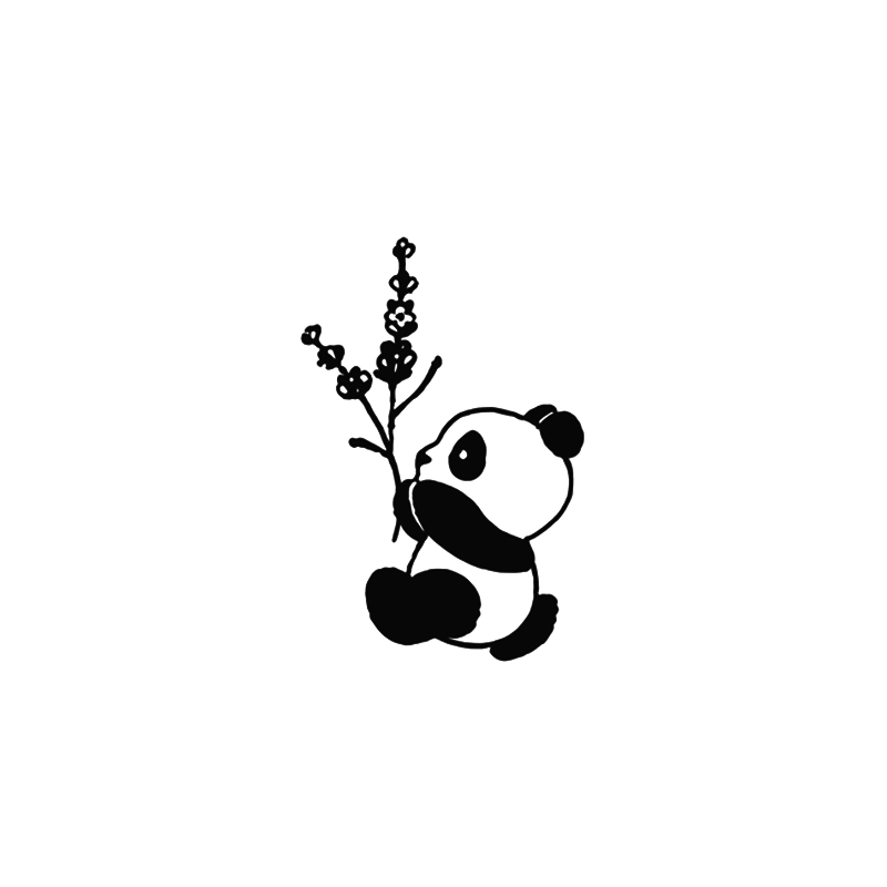 Cute Panda Tattoo