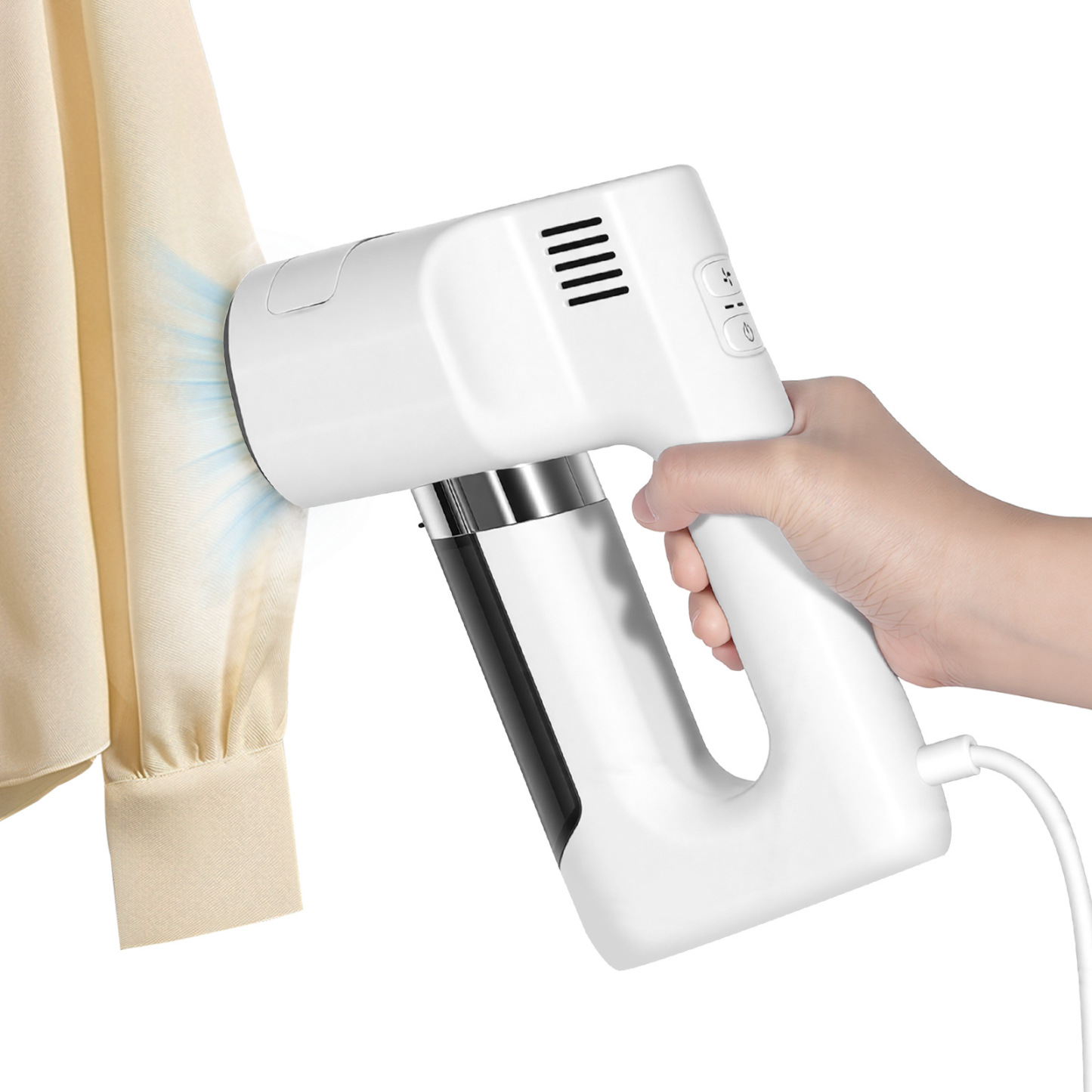 Vapren F2 – 3500Pa Auto-Grip Handheld Steamer | 2-Speed Suction, Dry & Steam Iron, Hanging Mode for All Fabrics