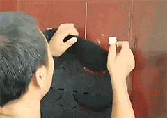 Hat brim shape protection demonstration gif