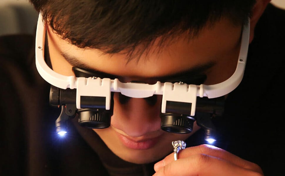 Headband LED Glasses Magnifier