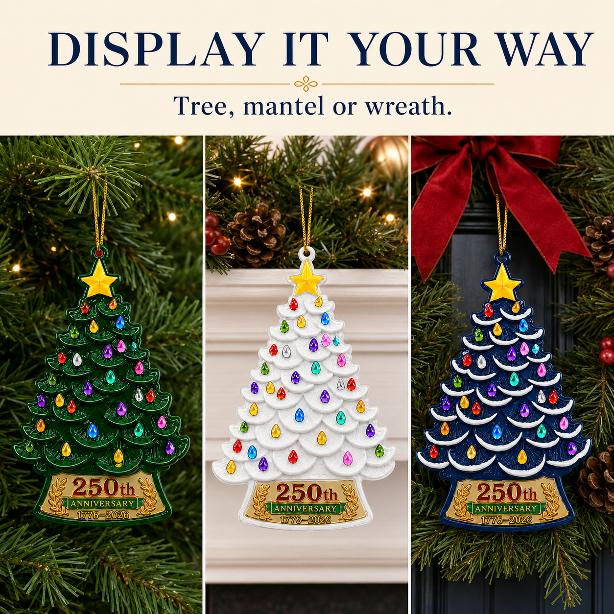 ornament hanging display example