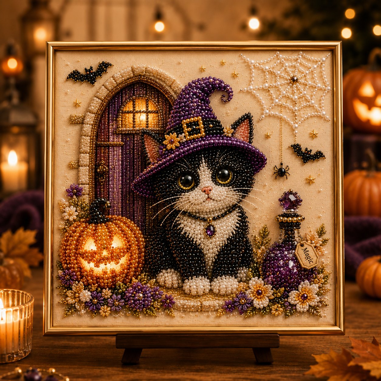 Pumpkin Glow Kitty