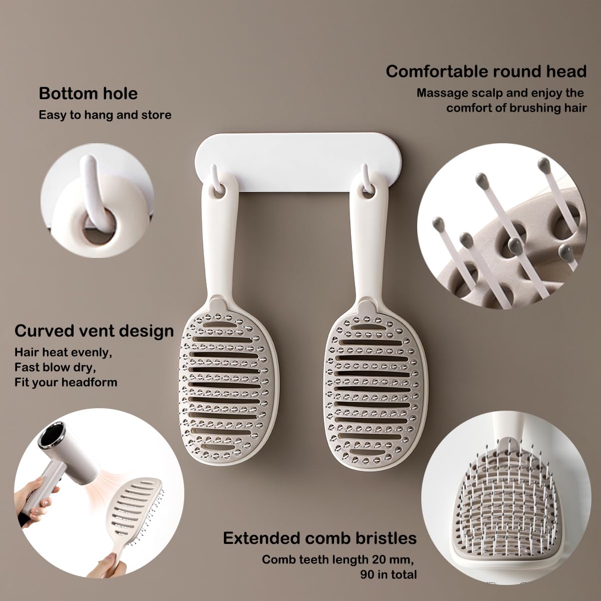 Detangling Vent Hair Brush Main Presentation