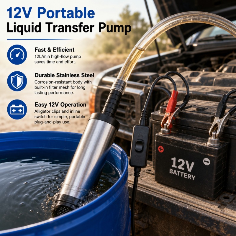 12V submersible pump hero main image