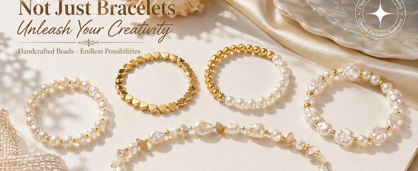 Pearl Bead Bracelet Making